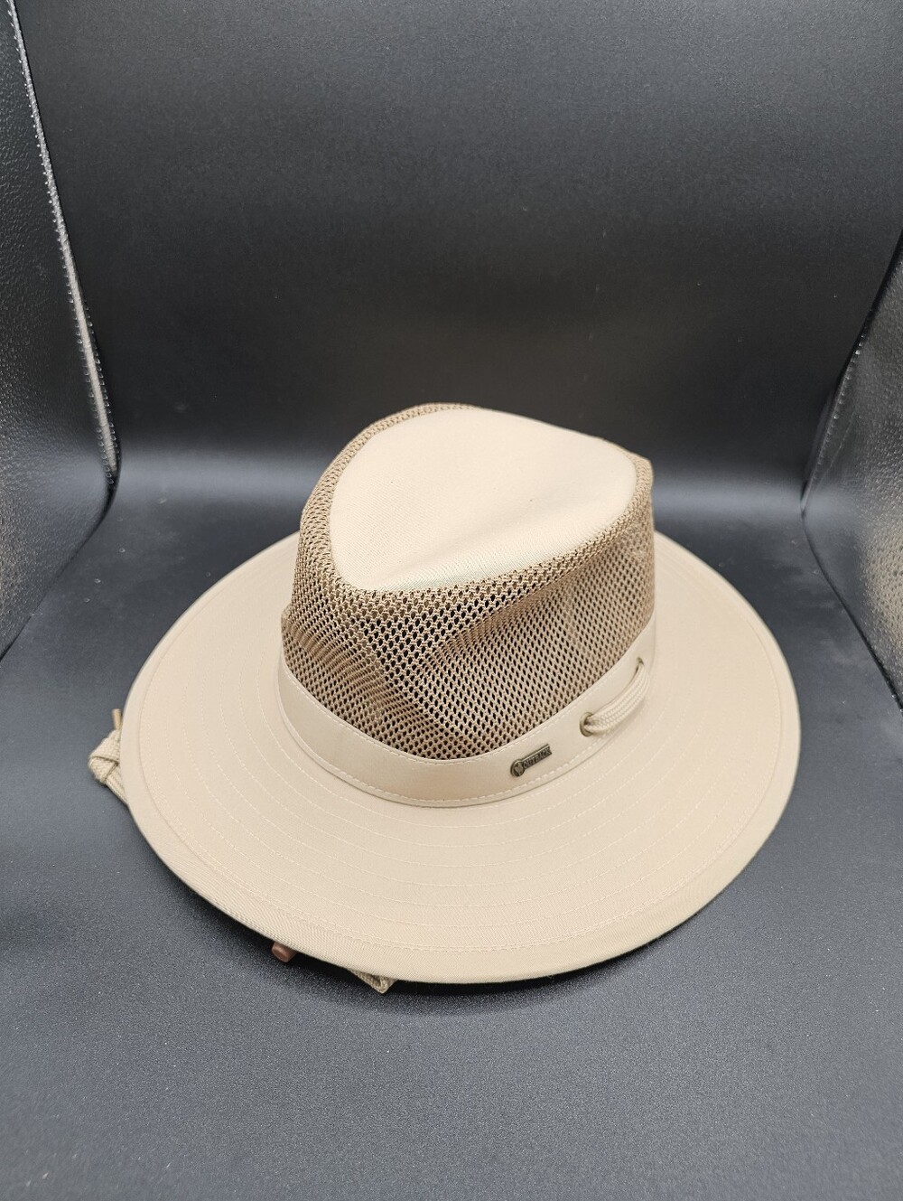 Outback Trading Company Poly/Cot River Guide Hat Mesh Tan Size Medium NWT